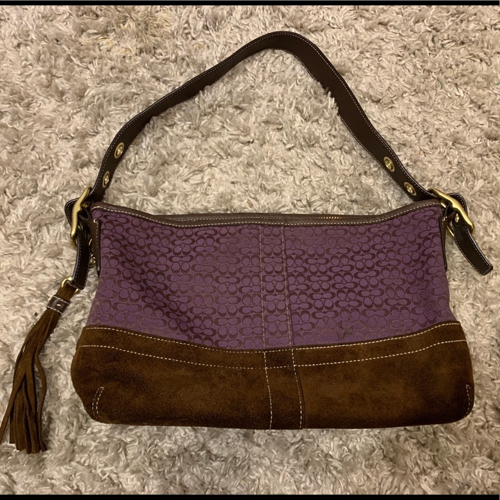 Purple Coach Purse